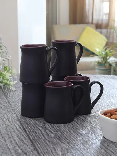 Matte Black Coffee Mugs